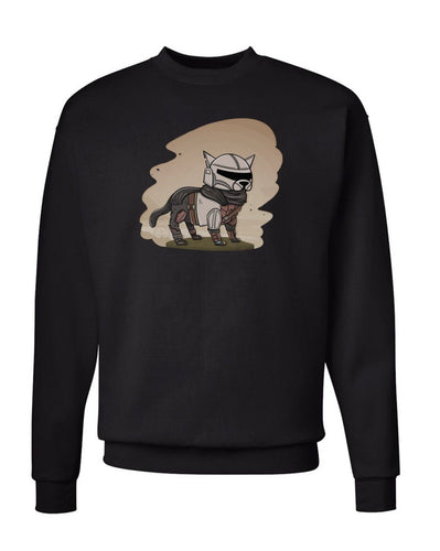 Unisex | Meowdalorian | Crewneck Sweatshirt - Arm The Animals Clothing LLC