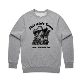 Unisex | Texas Hold 'Em | Crewneck Sweatshirt - Arm The Animals Clothing LLC