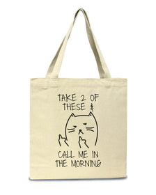 Accessories | Call Me In The Morning | Tote Bag - Arm The Animals Clothing Co.