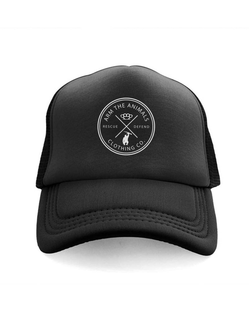 Load image into Gallery viewer, Accessory | Rescue Knuckles | Trucker Hat - Arm The Animals Clothing Co.
