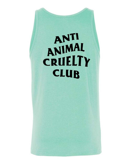 Men's | Anti Animal Cruelty Club | Tank Top - Arm The Animals Clothing Co.