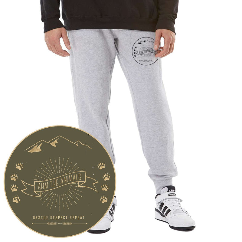 Load image into Gallery viewer, Men&#39;s | ATA Wilderness Logo | Sweatpants - Arm The Animals Clothing Co.
