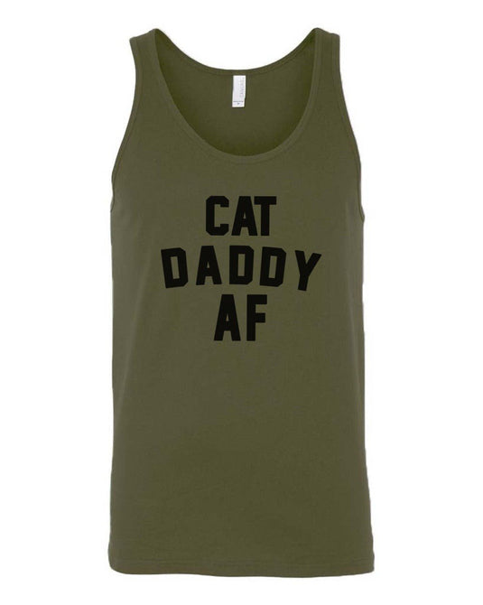 Men's | Cat Daddy AF | Tank Top - Arm The Animals Clothing Co.