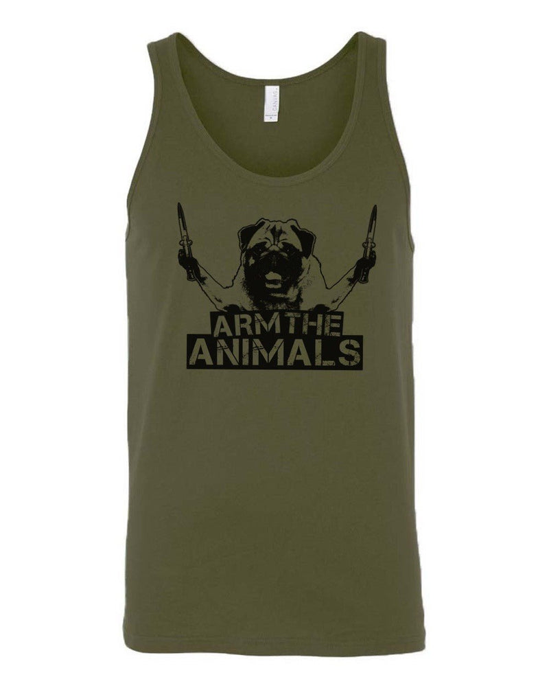Load image into Gallery viewer, Men&#39;s | Pug Don&#39;t Play | Tank Top - Arm The Animals Clothing Co.
