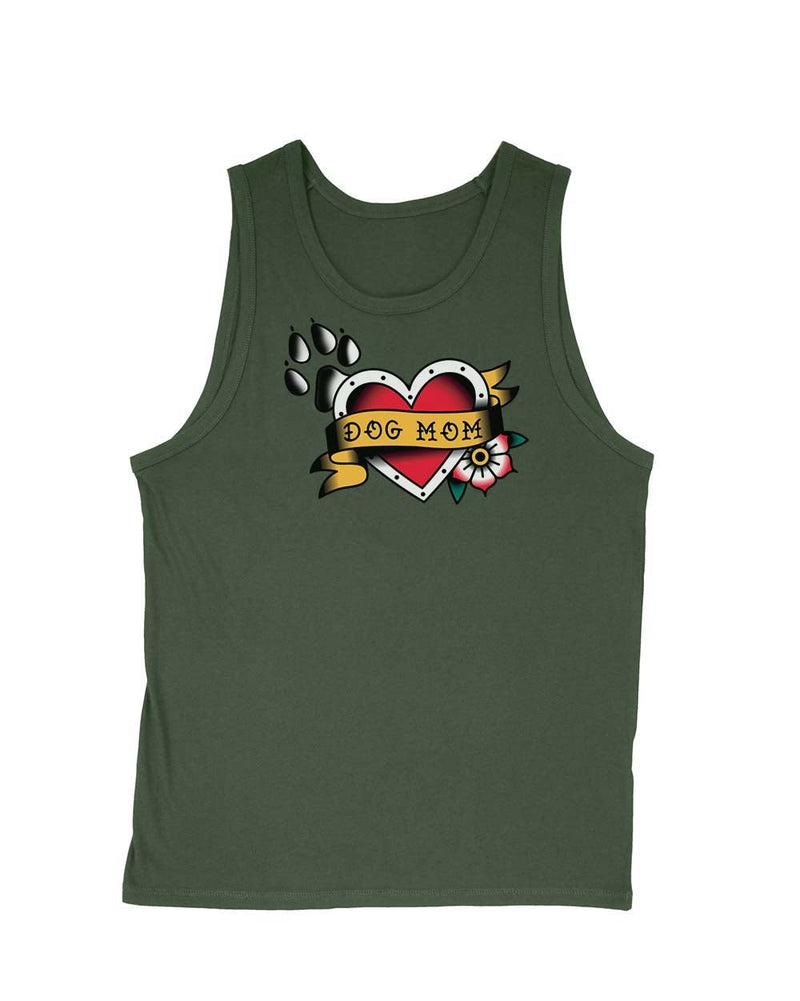 Load image into Gallery viewer, Men&#39;s | Tattoo Dog Mom | Tank Top - Arm The Animals Clothing Co.
