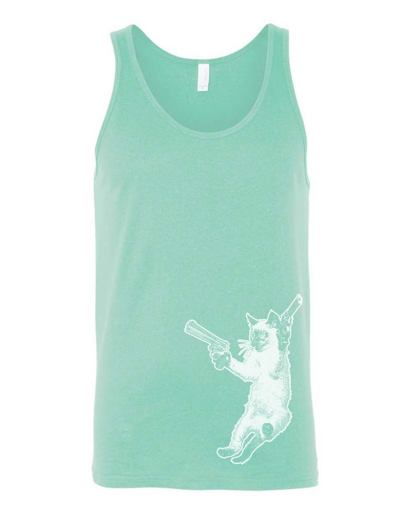 Load image into Gallery viewer, Men&#39;s | The Cat and The Gat | Tank Top - Arm The Animals Clothing Co.
