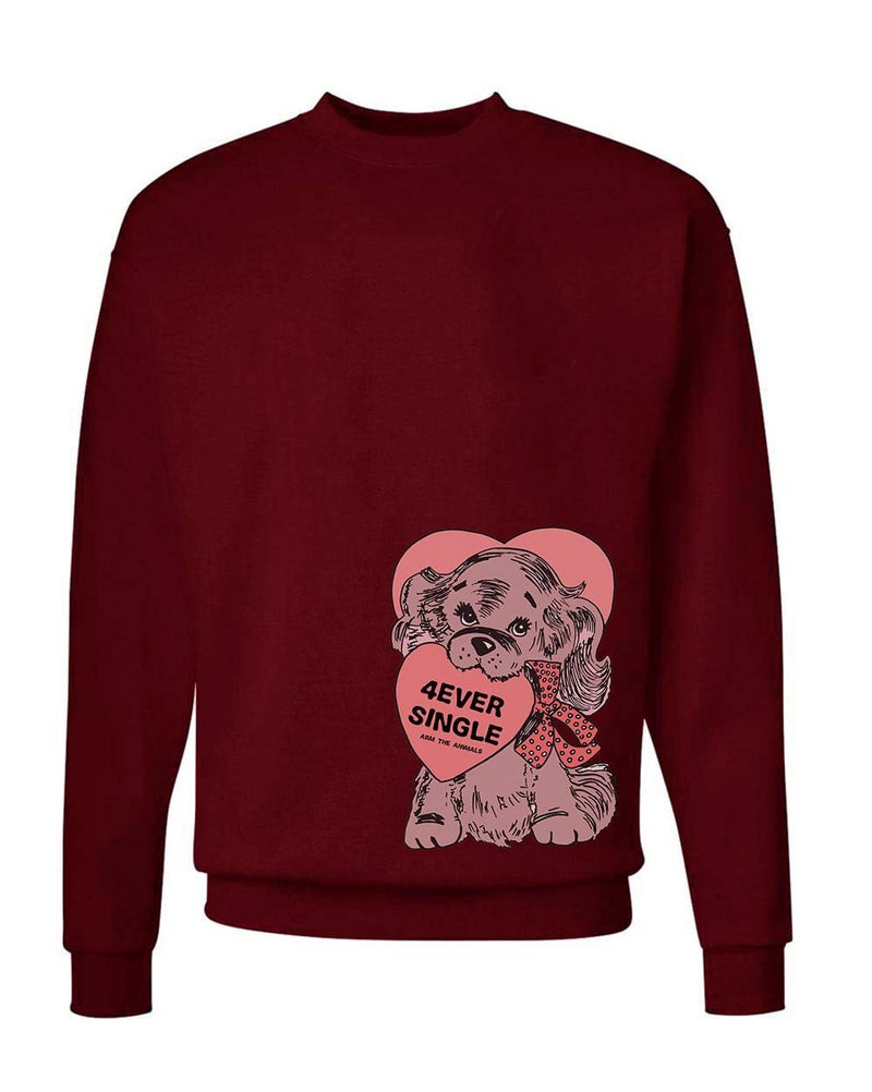 Load image into Gallery viewer, Unisex | 4ever Single | Crewneck Sweatshirt - Arm The Animals Clothing Co.
