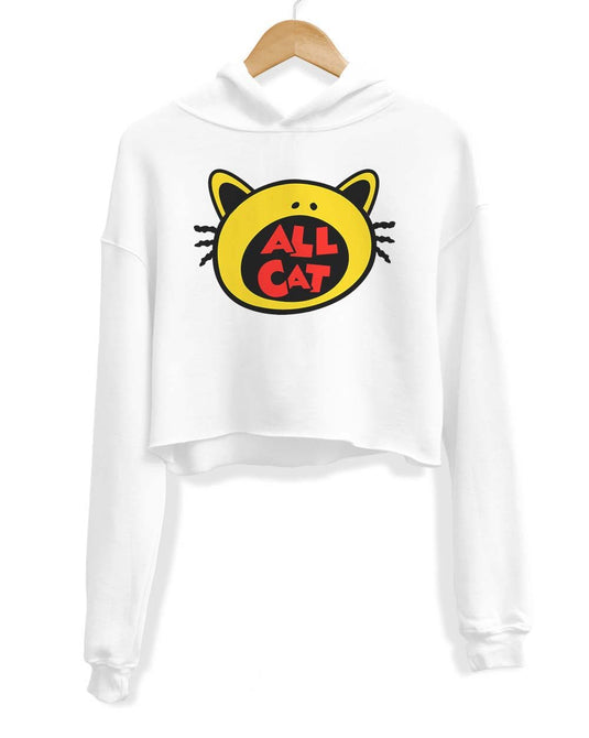 Unisex | All Cat | Crop Hoodie - Arm The Animals Clothing Co.