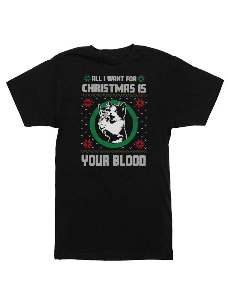 Load image into Gallery viewer, Unisex | All I Want For Christmas Is Your Blood | Crew - Arm The Animals Clothing LLC

