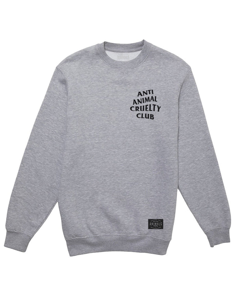 Load image into Gallery viewer, Unisex | Anti Animal Cruelty Club | Crewneck Sweatshirt - Arm The Animals Clothing Co.
