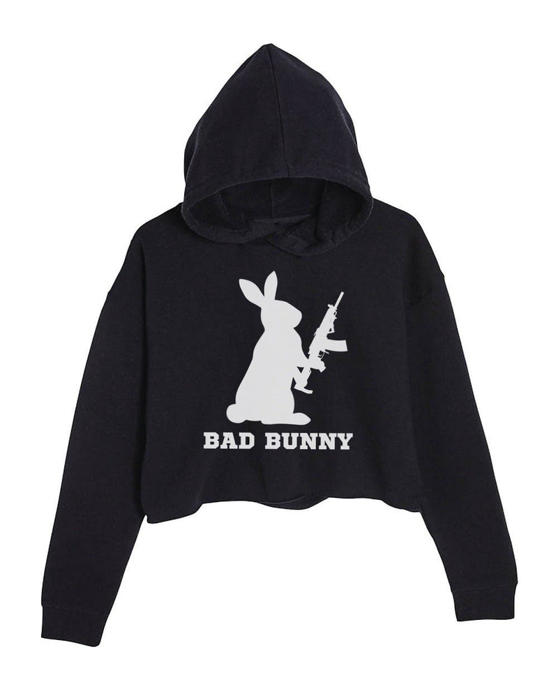 Load image into Gallery viewer, Unisex | Bad Bunny | Crop Hoodie - Arm The Animals Clothing Co.
