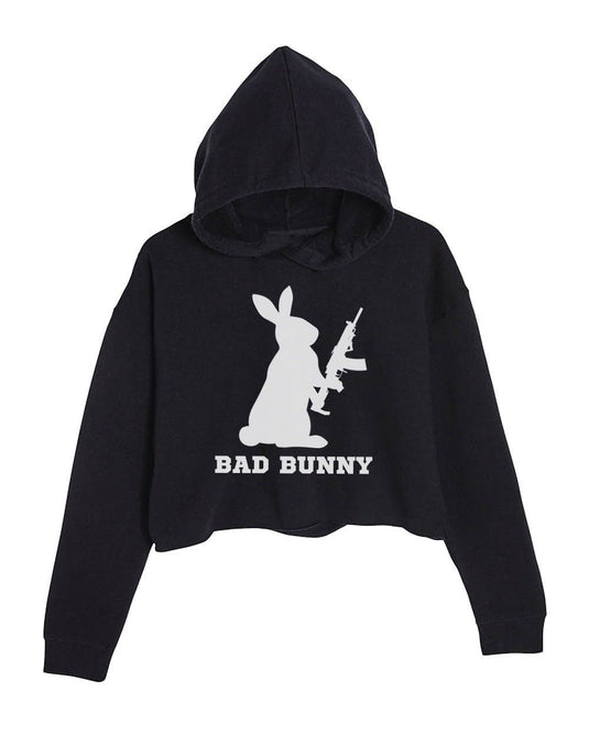 Unisex | Bad Bunny | Crop Hoodie - Arm The Animals Clothing Co.