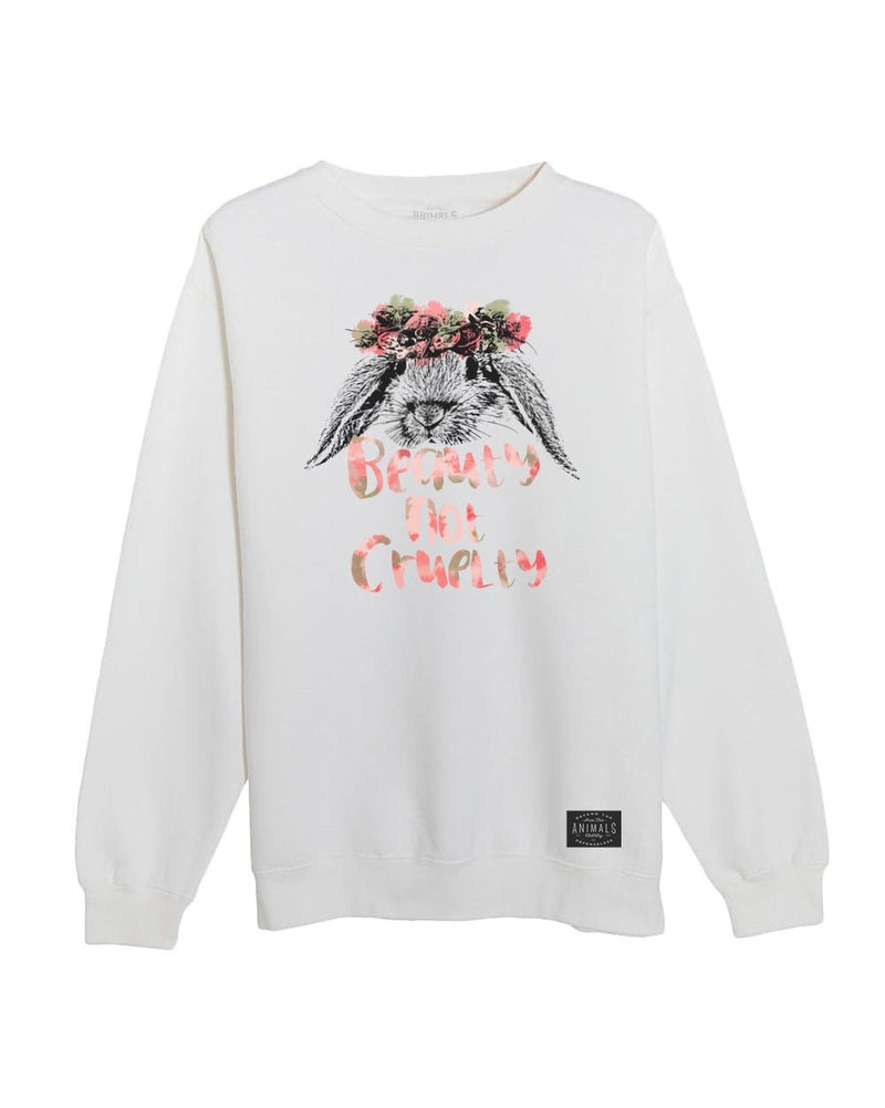 Load image into Gallery viewer, Unisex | Beauty Not Cruelty | Crewneck Sweatshirt - Arm The Animals Clothing Co.
