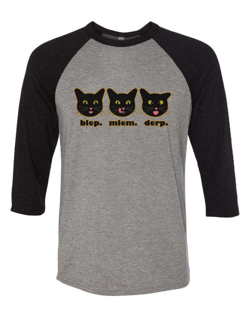 Load image into Gallery viewer, Unisex | Cat Lingo | 3/4 Sleeve Raglan - Arm The Animals Clothing Co.
