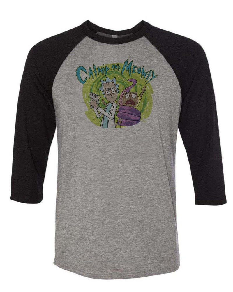 Load image into Gallery viewer, Unisex | Catnip And Meowty | 3/4 Sleeve Raglan - Arm The Animals Clothing LLC
