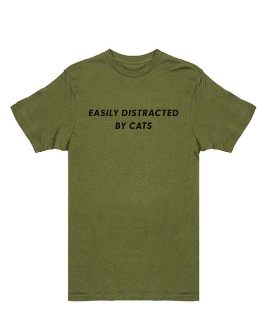 Unisex | Easily Distracted Cat | Crew - Arm The Animals Clothing Co.