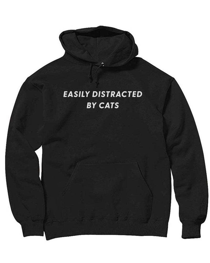 Load image into Gallery viewer, Unisex | Easily Distracted Cat | Hoodie - Arm The Animals Clothing Co.
