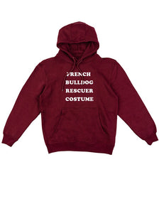 Unisex | French Bulldog Rescuer Costume | Hoodie - Arm The Animals Clothing Co.
