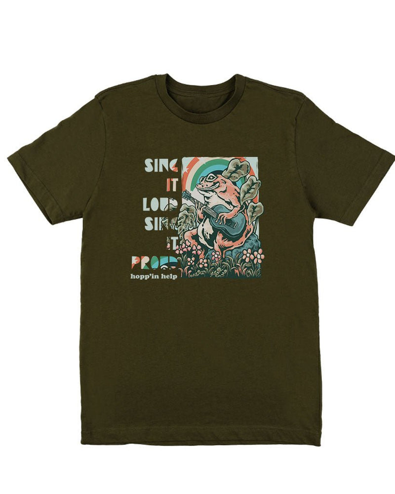 Load image into Gallery viewer, Unisex | Hopp’in with Pride | Crew - Arm The Animals Clothing Co.
