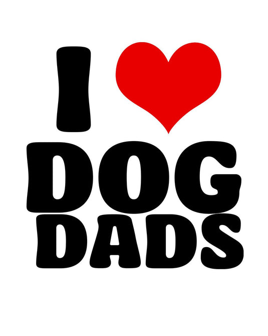 Unisex | I Love Dog Dads | 3/4 Sleeve Raglan - Arm The Animals Clothing LLC