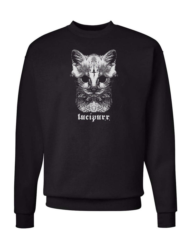 Load image into Gallery viewer, Unisex | Lucipurr | Crewneck Sweatshirt - Arm The Animals Clothing Co.

