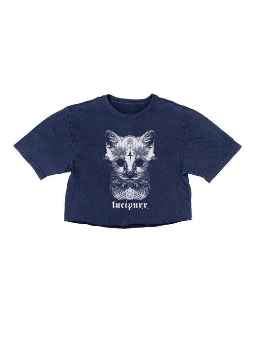 Unisex | Lucipurr | Cut Tee - Arm The Animals Clothing Co.