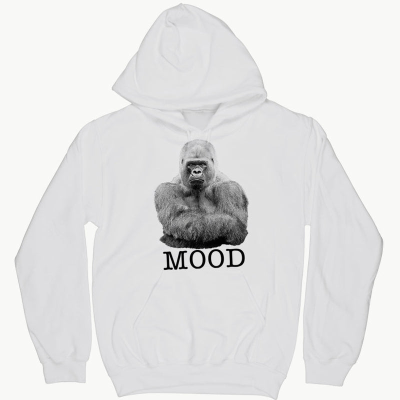 Load image into Gallery viewer, Unisex | Mood Unamused Gorilla | Hoodie - Arm The Animals Clothing Co.
