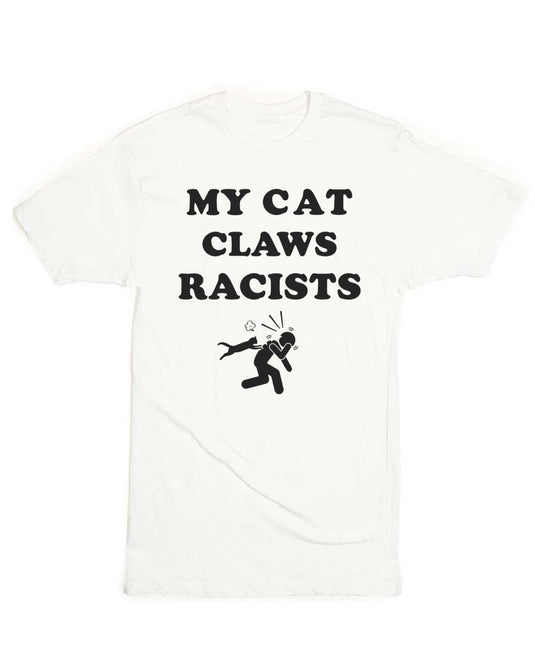 Unisex | My Cat Claws Racists | Crew - Arm The Animals Clothing Co.