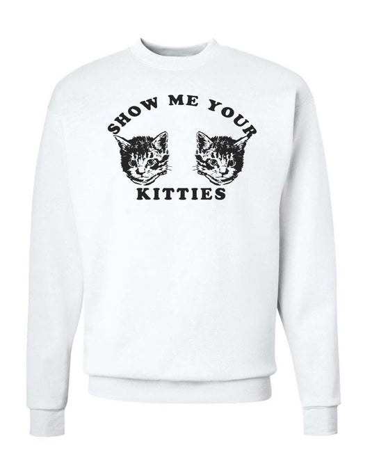 Unisex | My Kitties | Crewneck Sweatshirt - Arm The Animals Clothing Co.