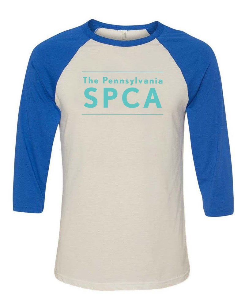 Load image into Gallery viewer, Unisex | PSPCA Logo | 3/4 Sleeve Raglan - Arm The Animals Clothing Co.

