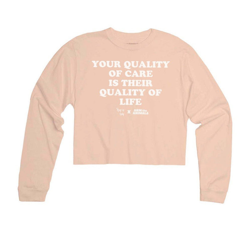 Load image into Gallery viewer, Unisex | Quality Of Care | Cutie Long Sleeve - Arm The Animals Clothing LLC
