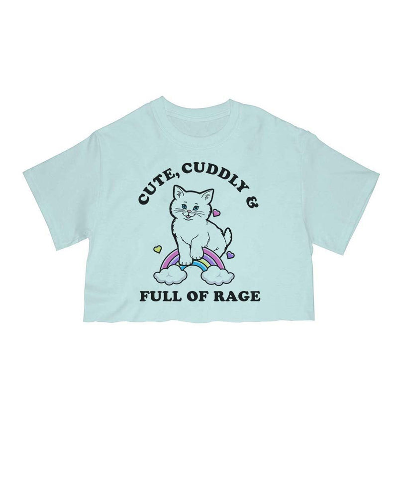 Load image into Gallery viewer, Unisex | Rage Kitty | Cut Tee - Arm The Animals Clothing Co.
