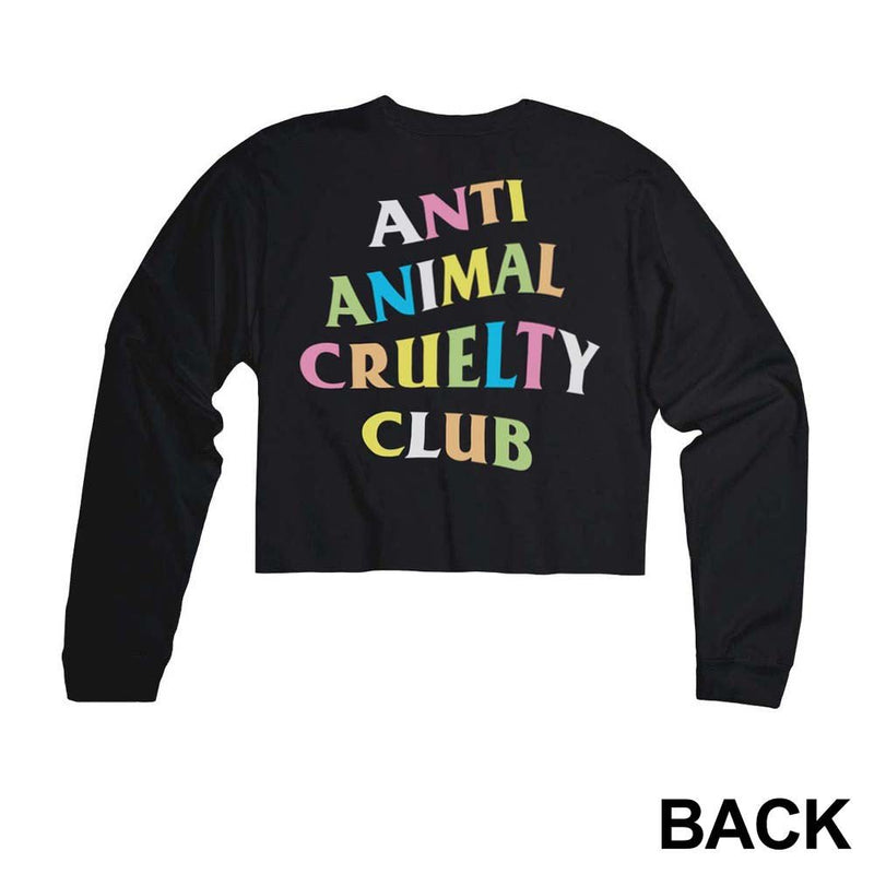 Load image into Gallery viewer, Unisex | Rainbow Anti Animal Cruelty Club | Cutie Long Sleeve - Arm The Animals Clothing Co.

