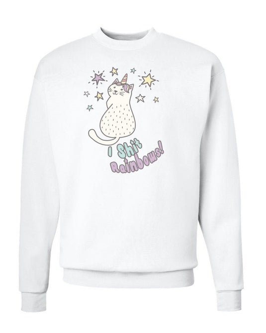 Unisex | Rainbows | Crewneck Sweatshirt - Arm The Animals Clothing Co.