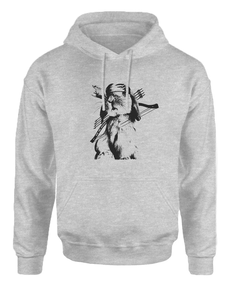 Load image into Gallery viewer, Unisex | Rambo Bunny | Hoodie - Arm The Animals Clothing Co.
