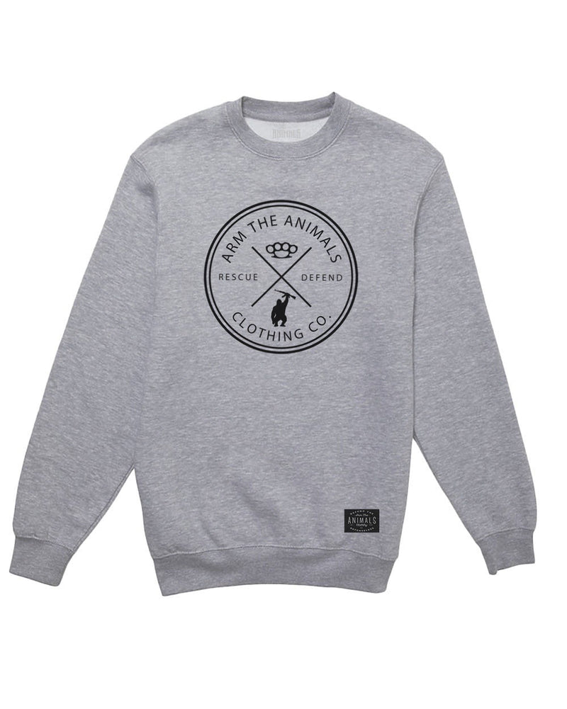 Load image into Gallery viewer, Unisex | Rescue Knuckles | Crewneck Sweatshirt - Arm The Animals Clothing Co.
