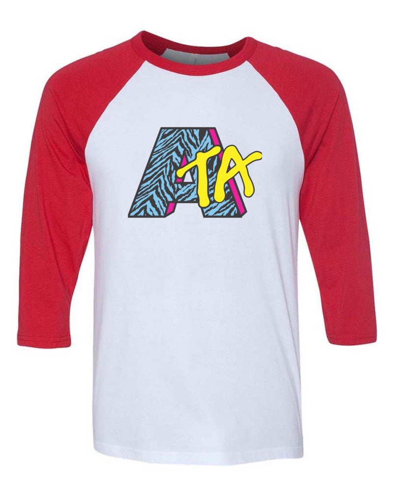 Load image into Gallery viewer, Unisex | Retro Logo | 3/4 Sleeve Raglan - Arm The Animals Clothing Co.
