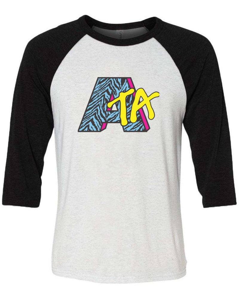 Load image into Gallery viewer, Unisex | Retro Logo | 3/4 Sleeve Raglan - Arm The Animals Clothing Co.
