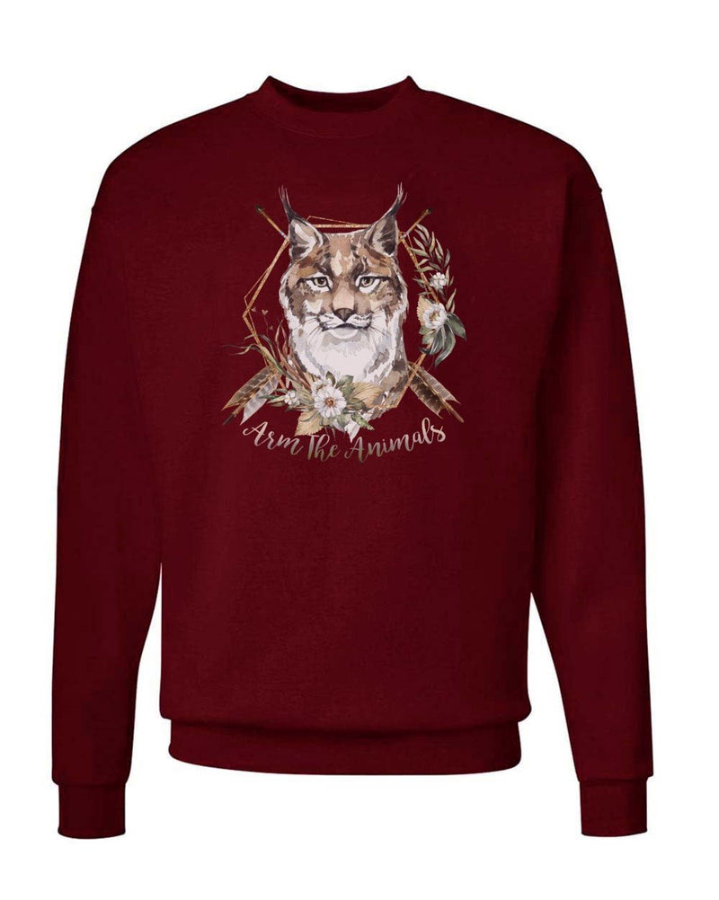 Load image into Gallery viewer, Unisex | Ridgeline Lynx | Crewneck Sweatshirt - Arm The Animals Clothing Co.
