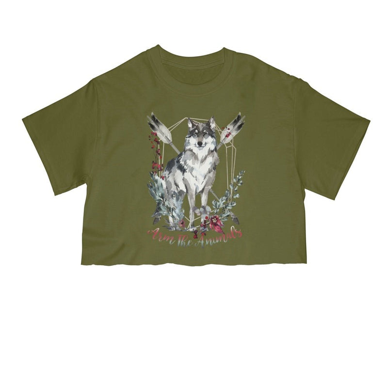 Load image into Gallery viewer, Unisex | Ridgeline Wolf | Cut Tee - Arm The Animals Clothing Co.
