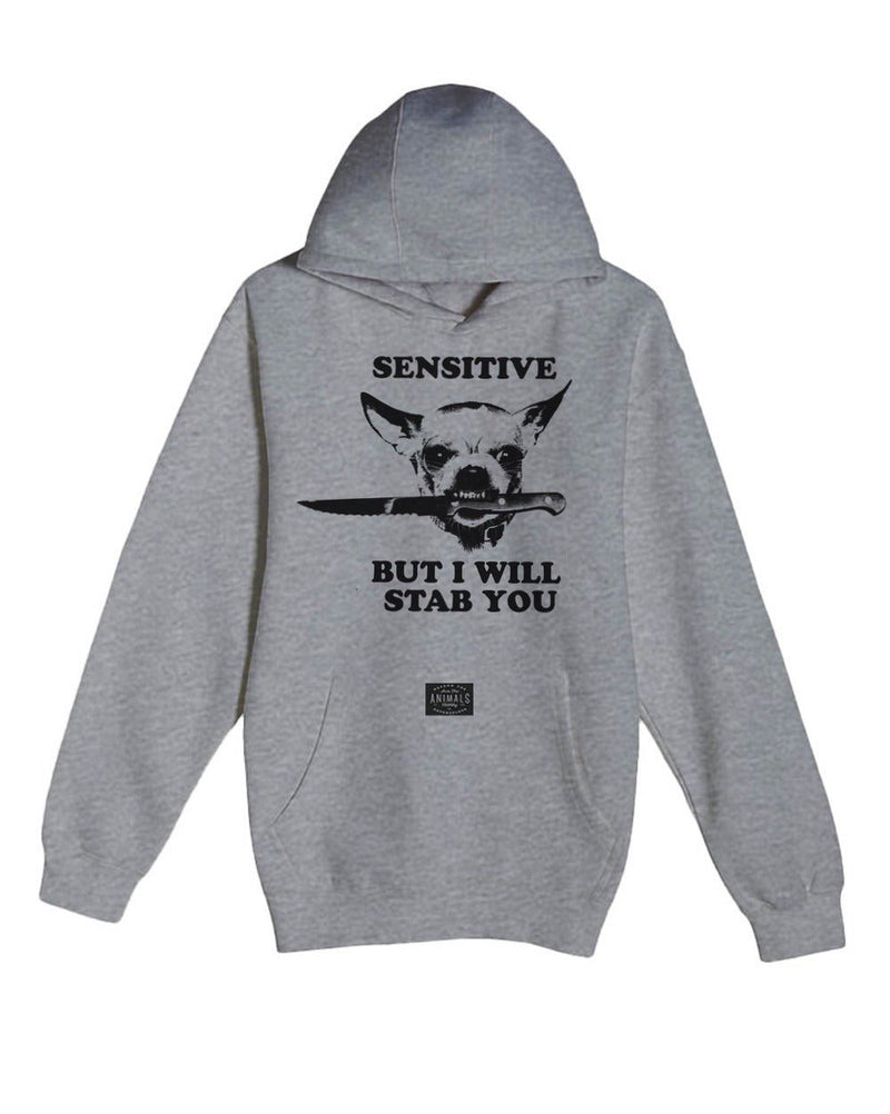 Load image into Gallery viewer, Unisex | Sensitive (Dog Version) | Hoodie - Arm The Animals Clothing Co.

