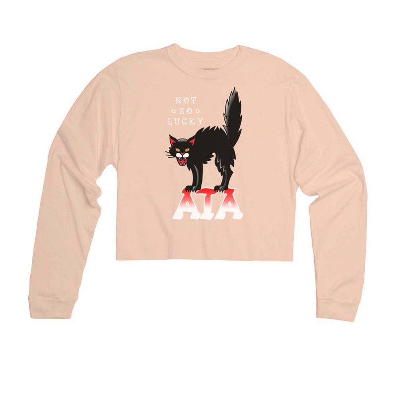 Load image into Gallery viewer, Unisex | Tattoo Black Cat | Cutie Long Sleeve - Arm The Animals Clothing Co.
