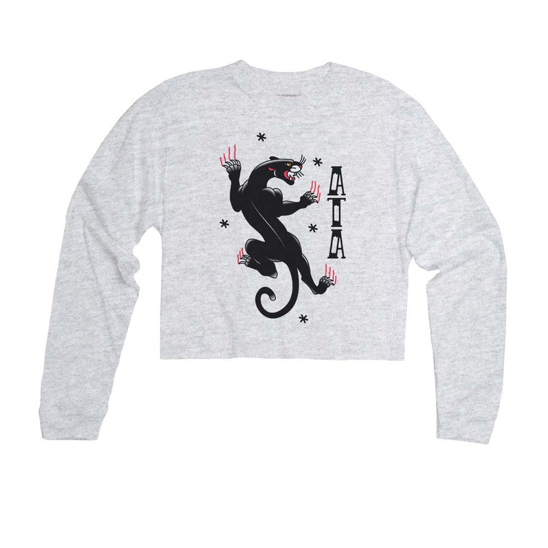 Load image into Gallery viewer, Unisex | Tattoo Black Panther | Cutie Long Sleeve - Arm The Animals Clothing Co.
