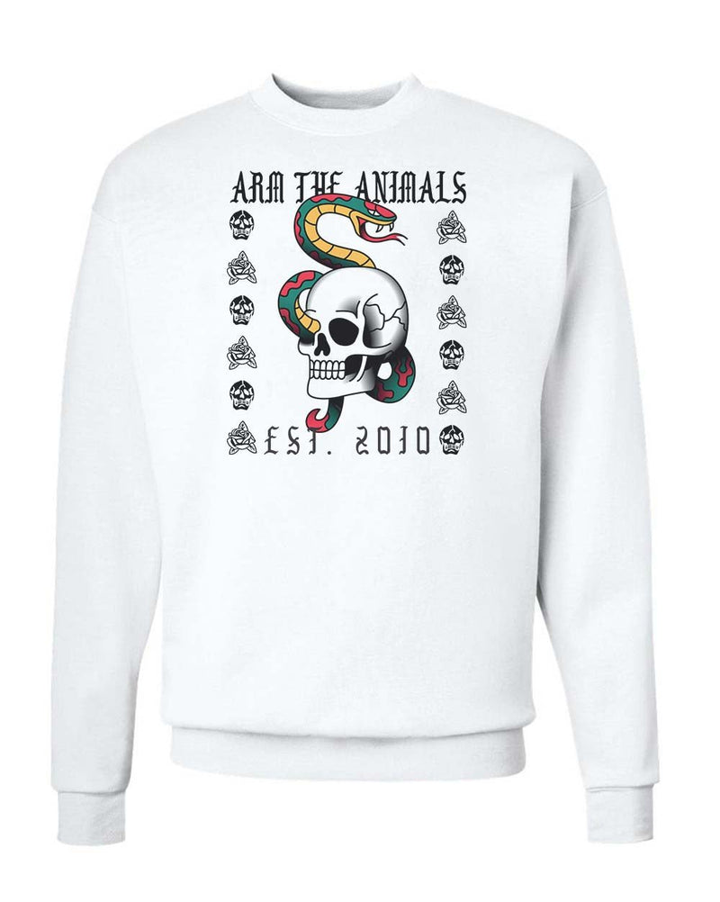 Load image into Gallery viewer, Unisex | Tattoo Snake | Crewneck Sweatshirt - Arm The Animals Clothing Co.
