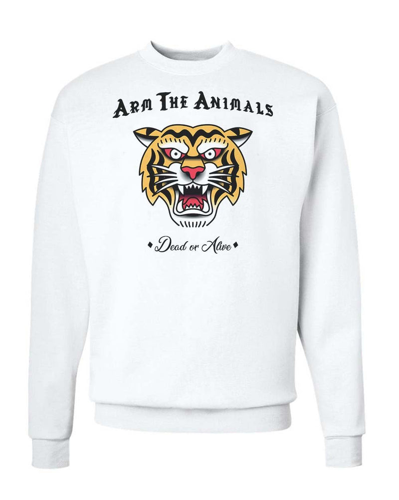 Load image into Gallery viewer, Unisex | Tattoo Tiger | Crewneck Sweatshirt - Arm The Animals Clothing Co.
