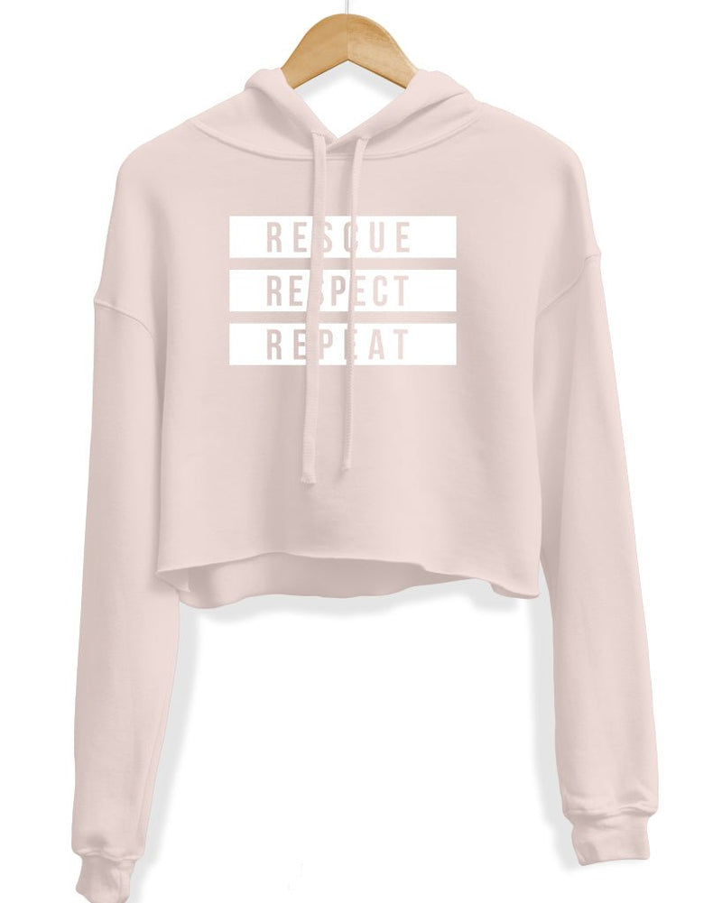 Load image into Gallery viewer, Unisex | The 3 Rs | Crop Hoodie - Arm The Animals Clothing Co.
