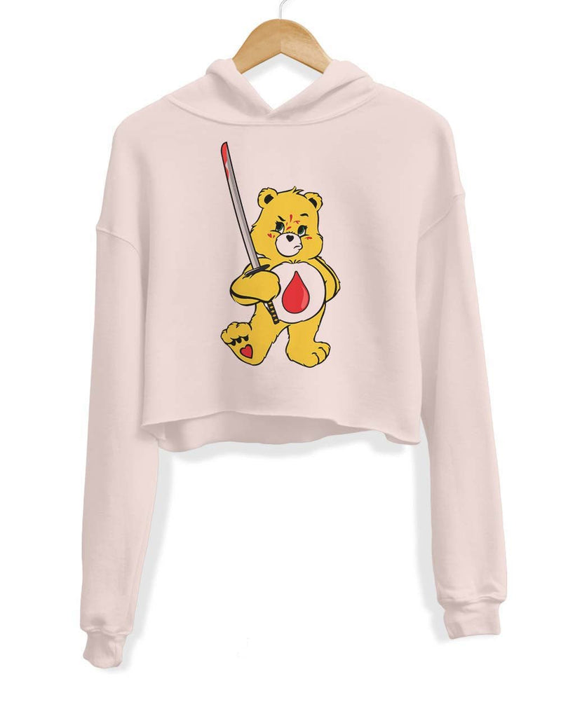 Load image into Gallery viewer, Unisex | The Bear Volume 1 | Crop Hoodie - Arm The Animals Clothing Co.
