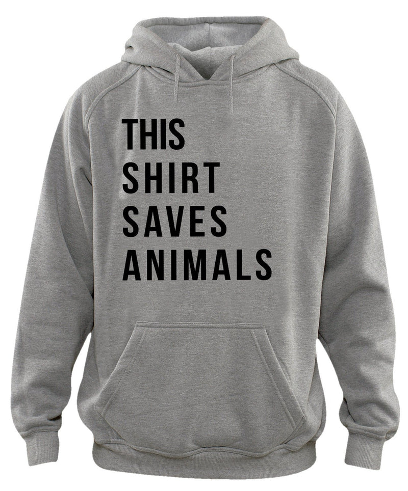 Load image into Gallery viewer, Unisex | This Shirt Saves Animals | Hoodie - Arm The Animals Clothing Co.
