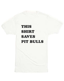 Unisex | This Shirt Saves Pit Bulls | Crew - Arm The Animals Clothing Co.