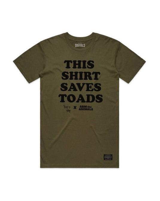 Unisex | This Shirt Saves Toads | Crew - Arm The Animals Clothing LLC